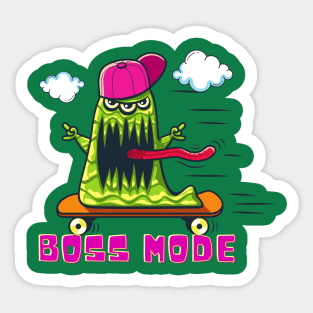 Boss mode Sticker